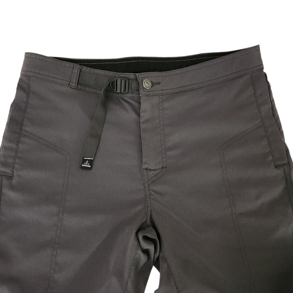 PRANA Men’s Cropped Hiking Pants – Technical Outdoor Utility dark grey  m - Picture 11 of 15